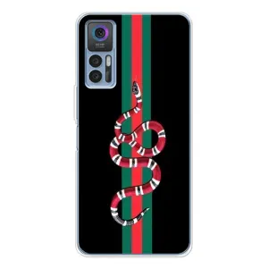 Чехлы Бренд GUCCI для TCL 30 Plus (Змей Гуччи)
