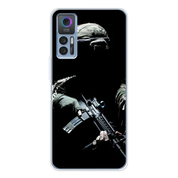 Чехол с рисунком «ЗСУ снайпер» для TCL 30 Plus Чехол с рисунком «ЗСУ снайпер» для TCL 30 Plus