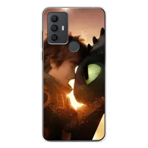 Чехол дракон Беззубик для TCL 30 SE (Беззубик и Иккинг)