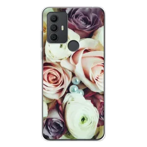 Чехлы с принтом Розочки для TCL 30 SE (Букет РОЗ)