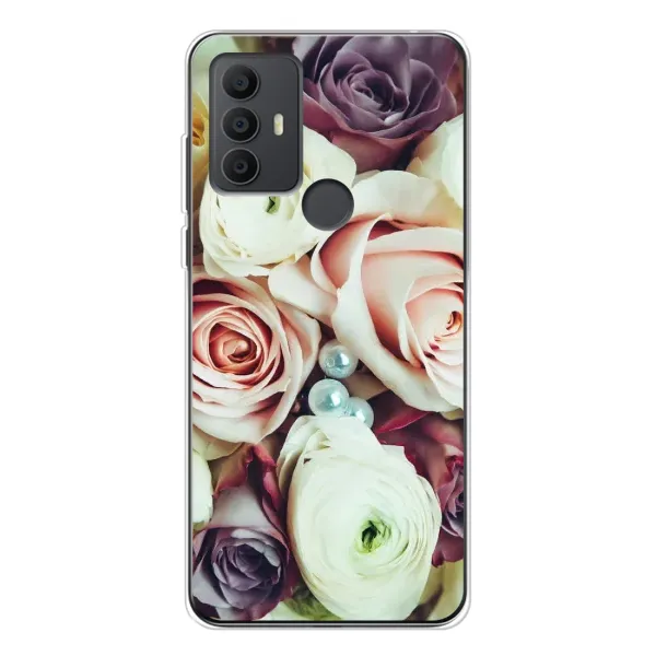 Чехол с рисунком «Букет РОЗ» для TCL 30 SE Чехол с рисунком «Букет РОЗ» для TCL 30 SE