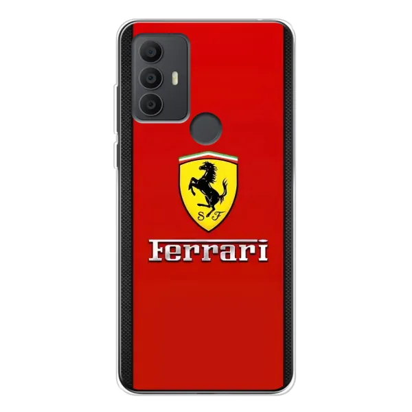Чехол с рисунком «Ferrari Logo» для TCL 30 SE Чехол с рисунком «Ferrari Logo» для TCL 30 SE