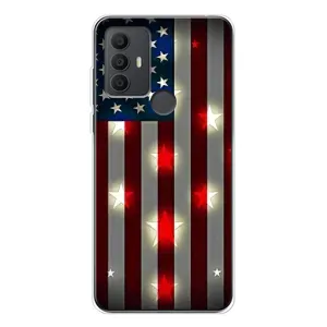 Чохол Прапор USA для TCL 30 SE (Прапор США 2)