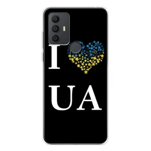 Силиконовый Чехол на TCL 30 SE (Я-Украина) (I Love UA)
