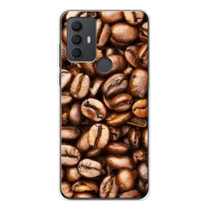 Чехол с изображением  вкусной еды для TCL 30 SE (Кофе)