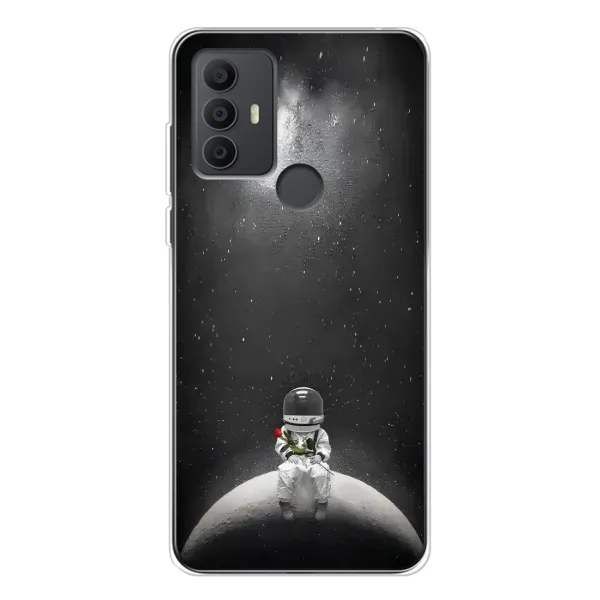 Чехол с рисунком «Космонавт романтик» для TCL 30 SE Чехол с рисунком «Космонавт романтик» для TCL 30 SE
