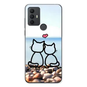 Силиконовые Чехлы Любимому человеку для TCL 30 SE (Котейки)