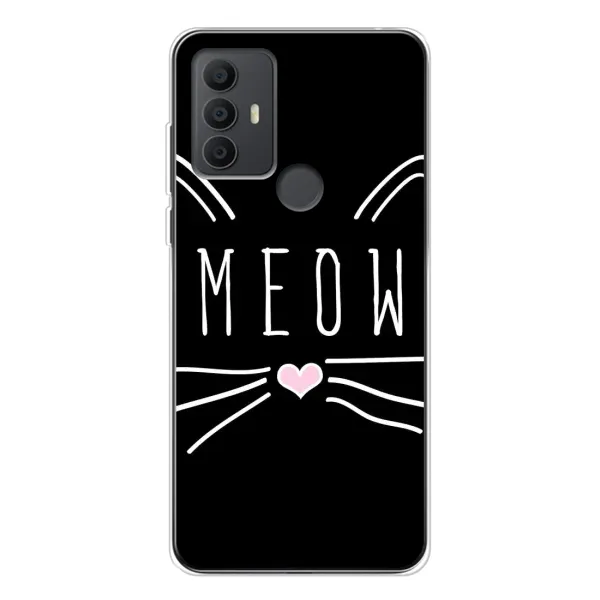 Чехол с рисунком «КОТИК MEOW» для TCL 30 SE Чехол с рисунком «КОТИК MEOW» для TCL 30 SE