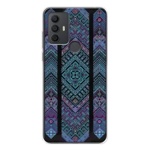 Силиконовый Чехол на TCL 30 SE (Крутой орнамент)