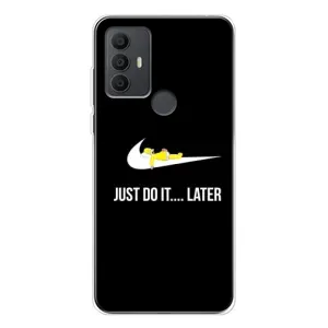 Силиконовый Чехол на TCL 30 SE с картинкой Nike (Later)