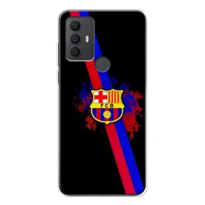 Чехол для TCL 30 SE (Барселона) (Лого Барсы)