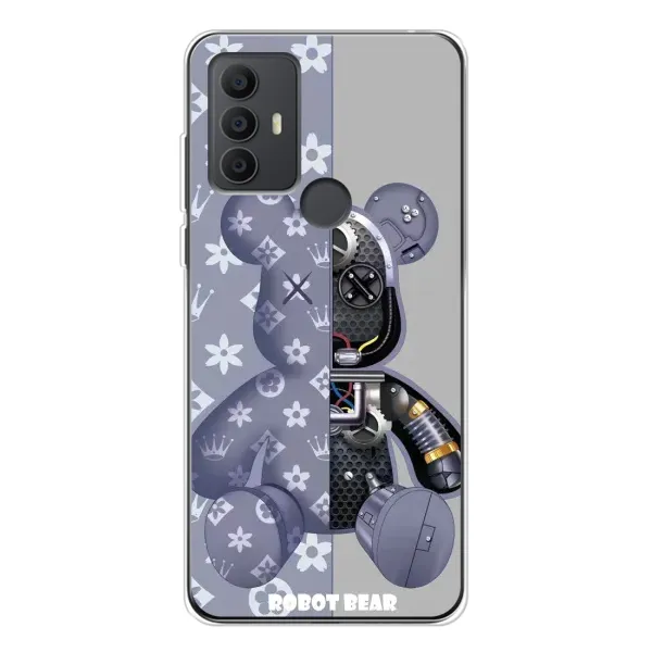 Чехол с рисунком «Медведь Louis Vuitton» для TCL 30 SE