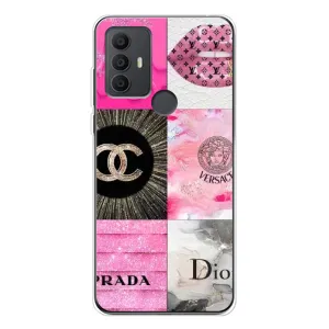 Чехол (Dior, Prada, YSL, Chanel) для TCL 30 SE (Модница)
