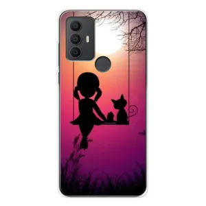 Дівчачий Чохол для TCL 30 SE (На гойдалці)