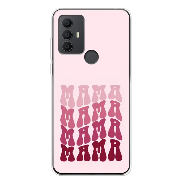 Чехол с рисунком «Надпись мама» для TCL 30 SE