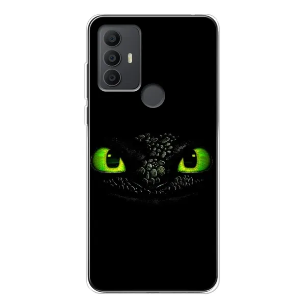 Чехол с рисунком «Глаза Беззубика» для TCL 30 SE