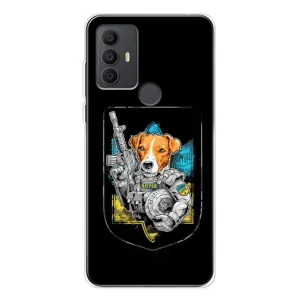 Чехол с принтом для TCL 30 SE (Патрон Воин)