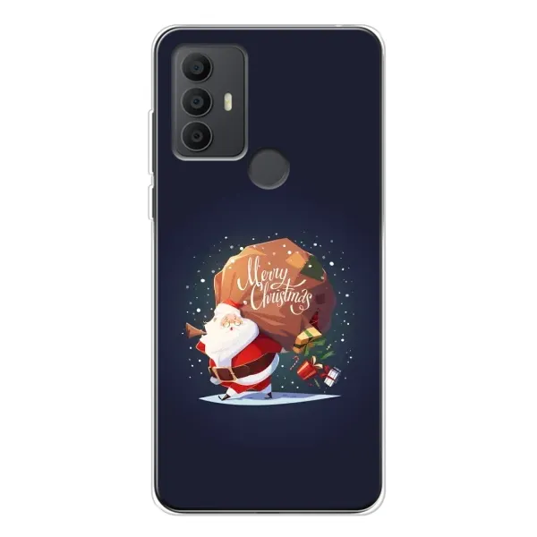 Чехол с рисунком «Подарки от Санты» для TCL 30 SE