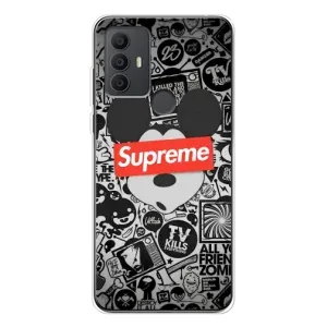 Чохол з Брендами одягу на 30 СЕ (Supreme Маус)