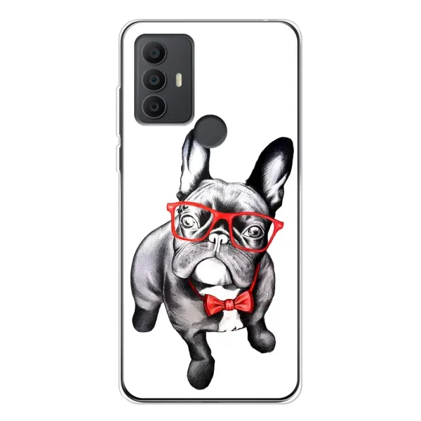 Чехол с рисунком «В очках» для TCL 30 SE Чехол с рисунком «В очках» для TCL 30 SE