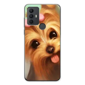 Чохол (ТПУ) Милі песики для TCL 30 SE (Йоркширський тер'єр)