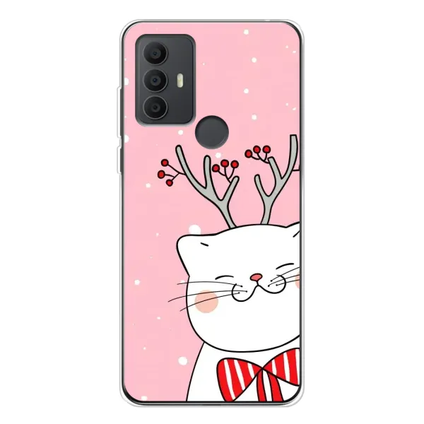 Чехол с рисунком «Зимний кот» для TCL 30 SE Чехол с рисунком «Зимний кот» для TCL 30 SE