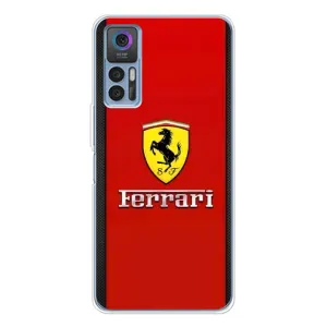 Силіконовий бампер з картинкою машини на TCL 30 (Ferrari Logo)