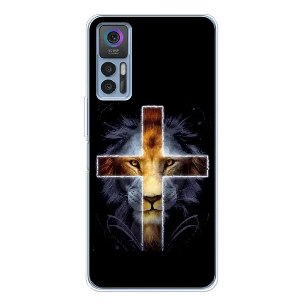 Чехол с рисунком «Иисус Лев» для TCL 30 Чехол с рисунком «Иисус Лев» для TCL 30