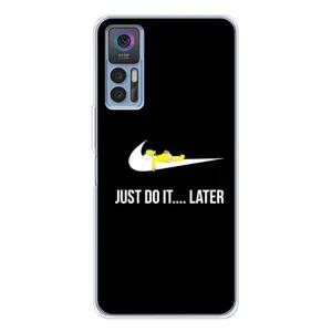 Силиконовый Чехол на TCL 30 с картинкой Nike (Later)