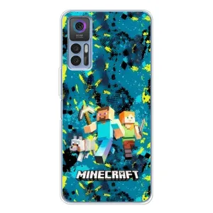 Чехлы для TCL 30 (Персонажи Майн Крафт) (Майнкрафт)