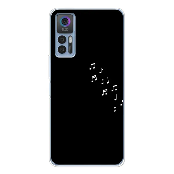 Чехол с рисунком «Ноты» для TCL 30 Чехол с рисунком «Ноты» для TCL 30