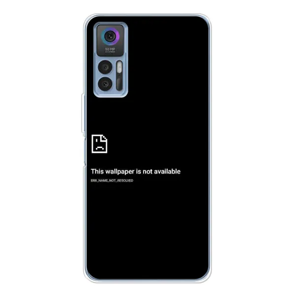 Чехол с рисунком «Ошибка» для TCL 30 Чехол с рисунком «Ошибка» для TCL 30