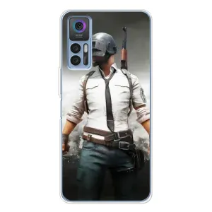 Чохол з картинкою "Герой Pubg" на TCL 30 (Пабг)