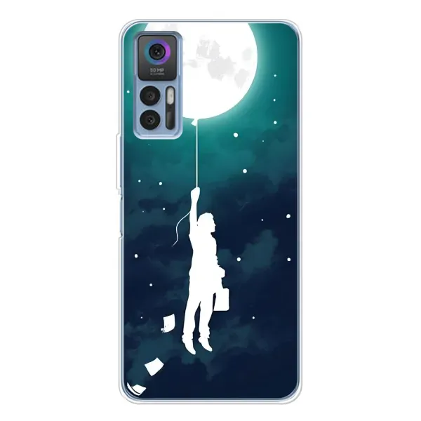 Чехол с рисунком «To The moon» для TCL 30 Чехол с рисунком «To The moon» для TCL 30