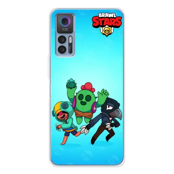Чехол с рисунком «Трио» для TCL 30