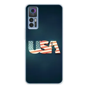 Чехол Флаг USA для TCL 30 (USA)
