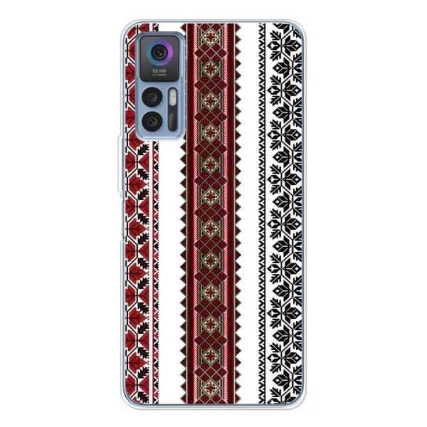 Чехол с рисунком «Вышиваночки» для TCL 30 Чехол с рисунком «Вышиваночки» для TCL 30