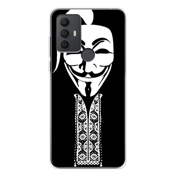 Чехол с рисунком «Анонимус» для TCL 306