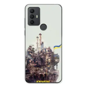 Чехлы на военную тематику для TCL 306 (Азовсталь)