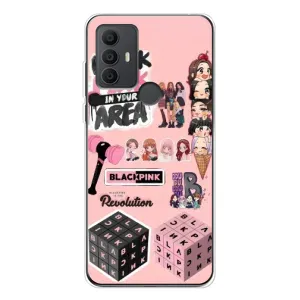 Чехлы с картинкой для TCL 306 (BLACK PINK коллаж)