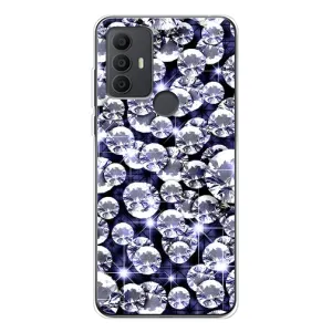 Чехол (Дорого -богато) на TCL 306 (Бриллианты)