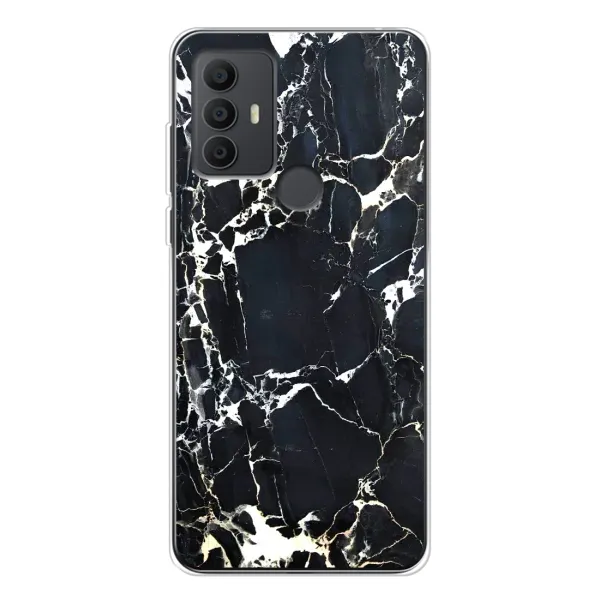 Чехол с рисунком «Чёрный мрамор» для TCL 306 Чехол с рисунком «Чёрный мрамор» для TCL 306