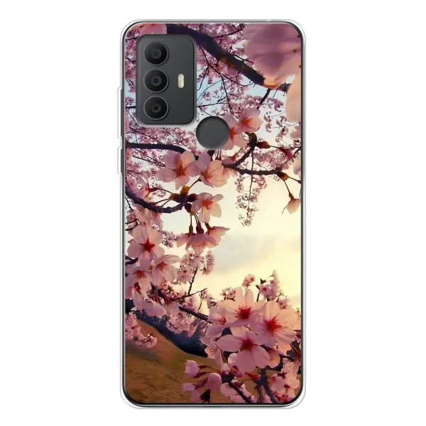 Чехол с рисунком «Цветущая сакура» для TCL 306 Чехол с рисунком «Цветущая сакура» для TCL 306