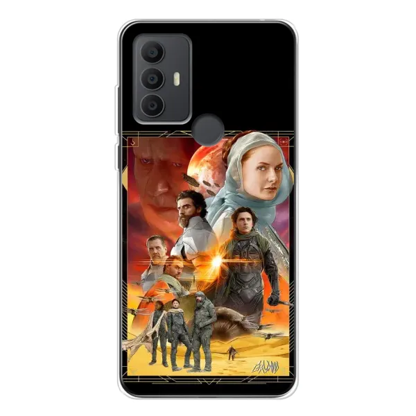 Чехол с рисунком «Д Ю Н А» для TCL 306