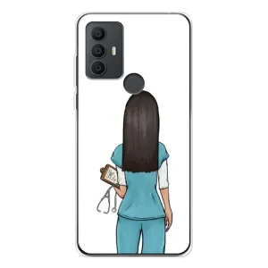 Чехол с рисунком «Доктор» для TCL 306