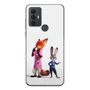 Силіконовий чохол з принтом Зоотрополіс для TCL 306 (Джуді і Нік)