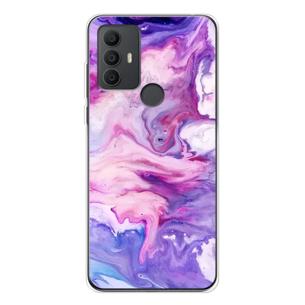 Чехол с рисунком «Фиолетовый мрамор» для TCL 306 Чехол с рисунком «Фиолетовый мрамор» для TCL 306
