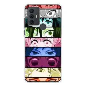 Силиконовые чехлы с глазами Anime для 306 (Глаза Хашира)