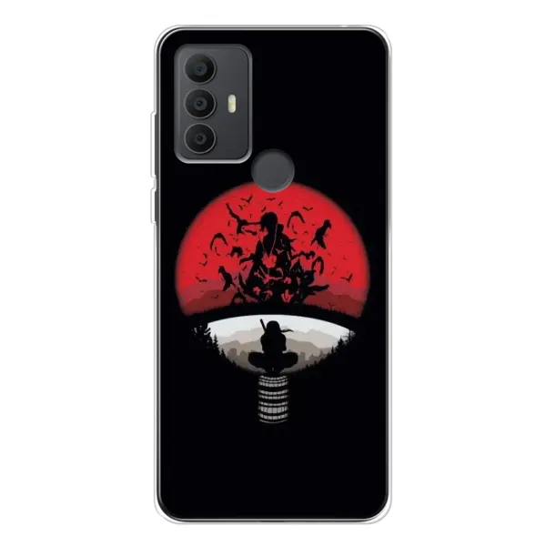 Чехол с рисунком «Итачи на черном» для TCL 306 Чехол с рисунком «Итачи на черном» для TCL 306