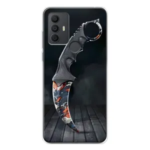 Чехол с рисунком «Кинжал КС ГО» для TCL 306